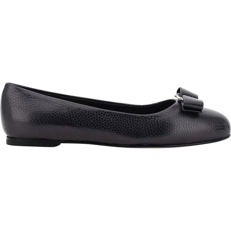 Salvatore Ferragamo Claquettes Salvatore Ferragamo Varina Ballerina Flats schwarz