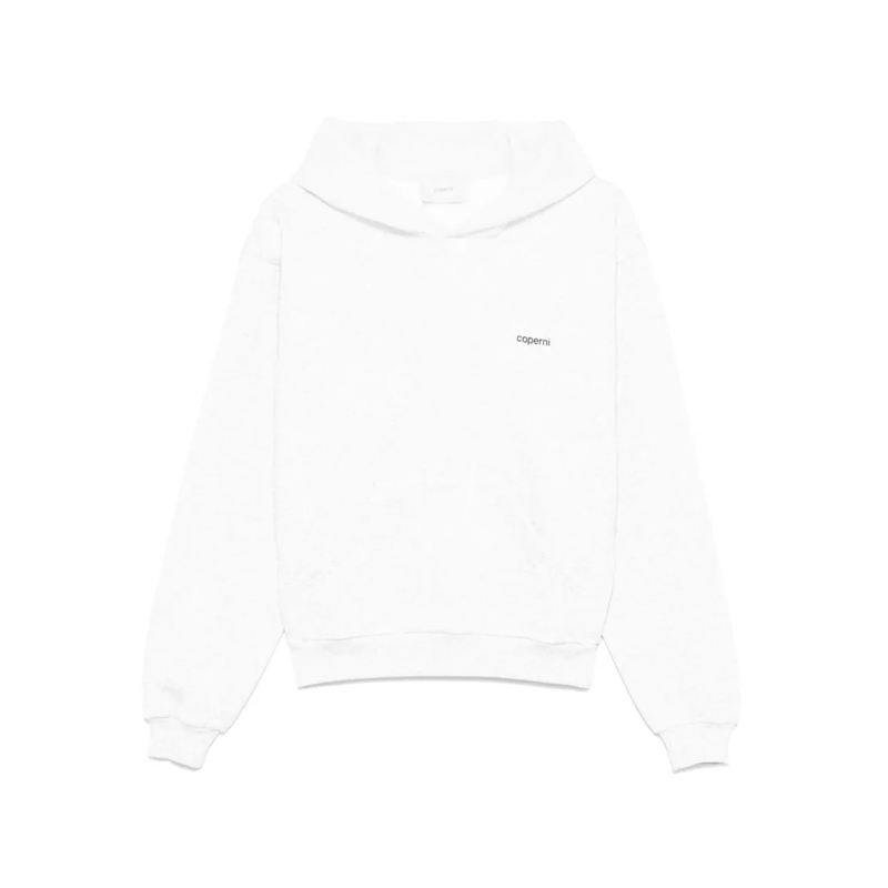 Coperni  Grey Hoodie With Horn Detailing White
