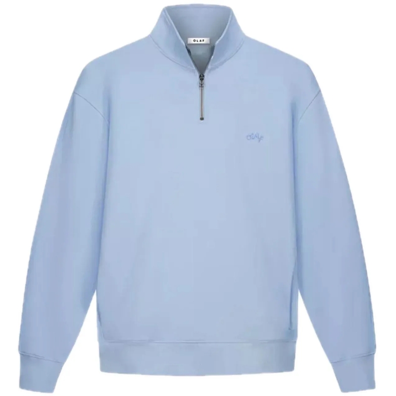 ØLÅF Pullover pull korte rits blau