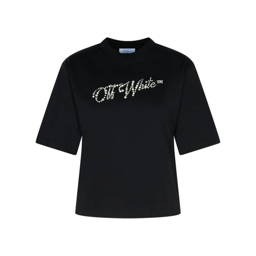 Off-White Black Cotton T-Shirt Black T-tröjor