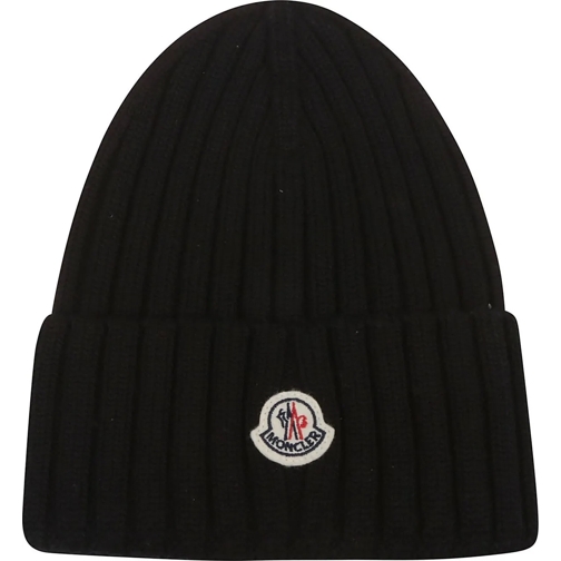 Moncler  Tricot Beanie Black schwarz