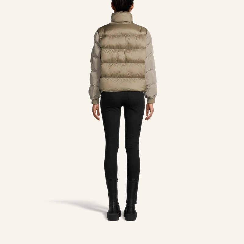 Blonde No8 Übergangsjacke Steppjacke FLAINE im Materialmix hell-grün(Image 2)