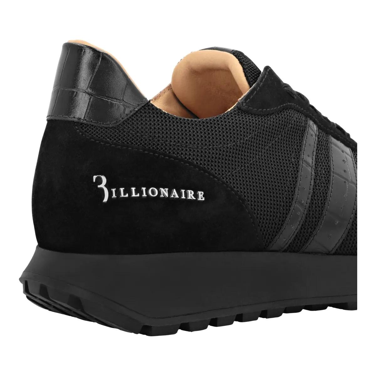 Thumbnail - BILLIONAIRE Low-Top Sneaker - Läufer Sneaker Logo - Gr. 45 (EU) - in Schwarz - für Damen