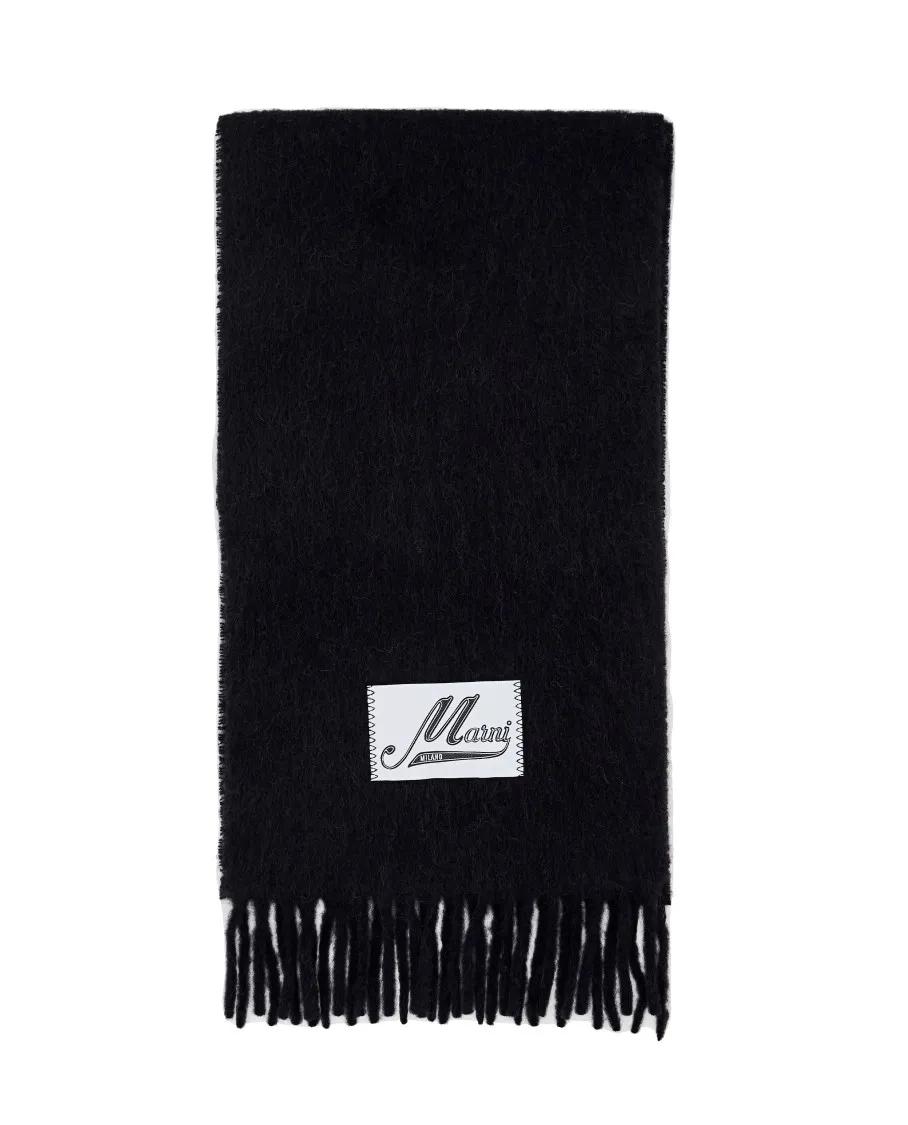 Marni Tücher & Schals - Brushed Alpaca Scarf - Gr. unisize - in Schwarz - für Damen