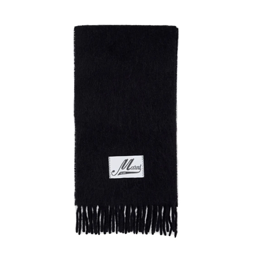 Marni Leichter Schal Brushed Alpaca Scarf Black