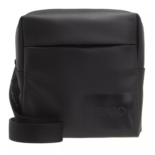 Hugo Quantum Zip Black Crossbody Bag