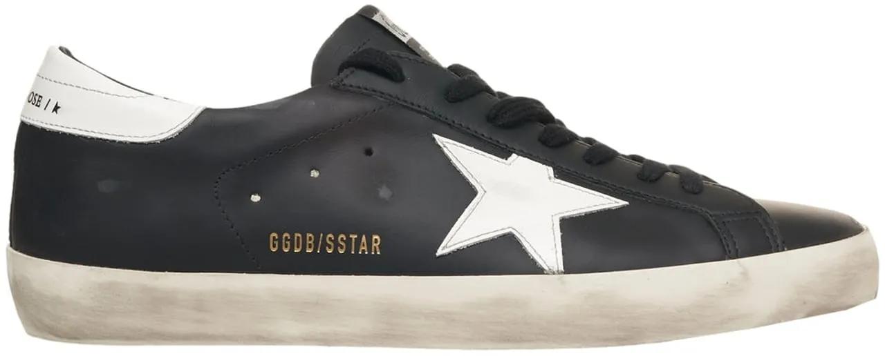 Golden Goose Low-Top Sneaker - Sneakers 'Super Star Classic' - Gr. 43 (EU) - in Schwarz - für Herren