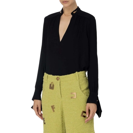 Elisabetta Franchi Blusen Elisabetta Franchi Blouses Zwart Ca03037e2 schwarz (Image 3)