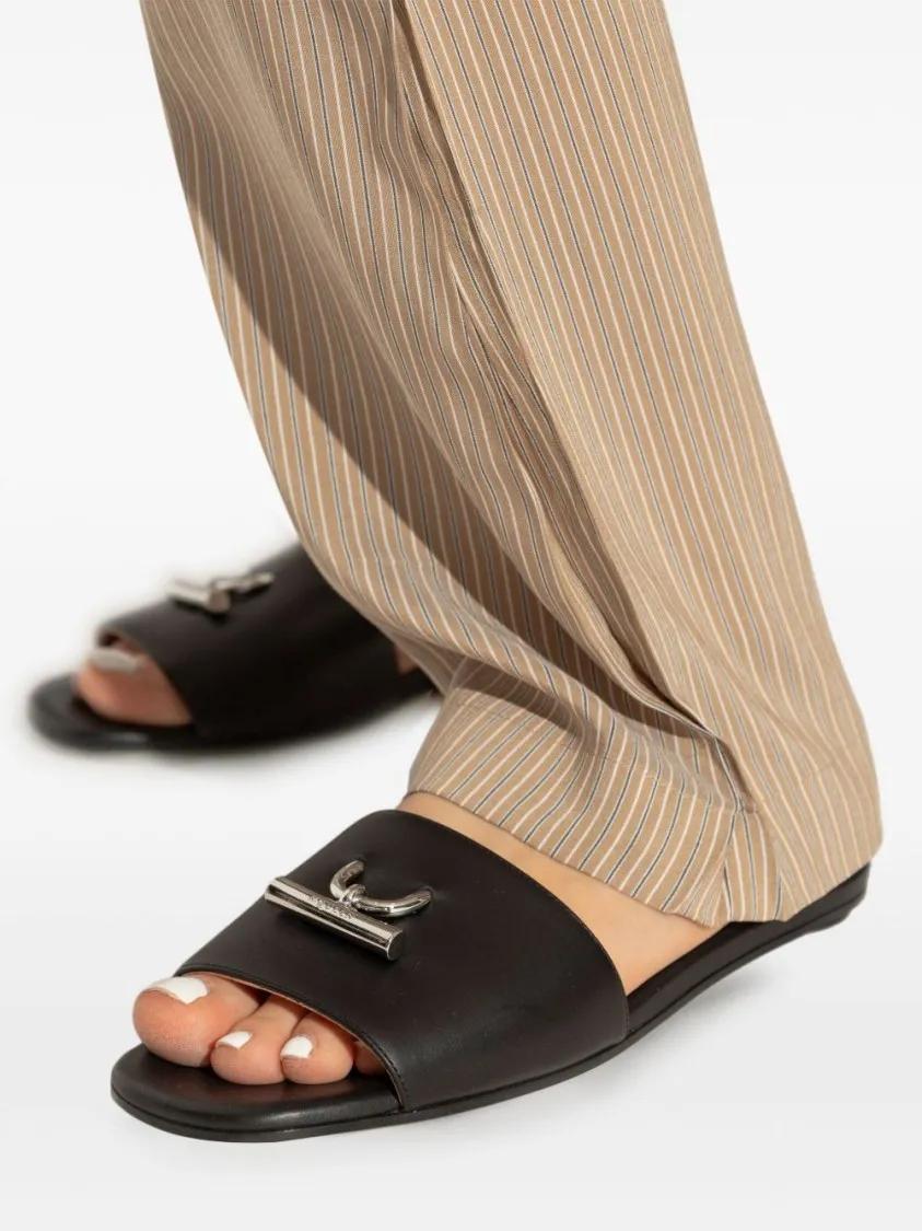 Thumbnail - Alexander McQueen Sandalen - Open Toe Slip-On Sandals - Gr. 37 (EU) - in Schwarz - für Damen