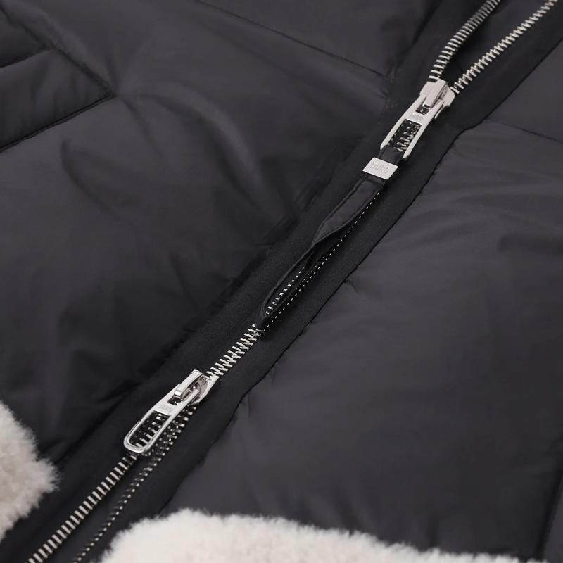 Duno Veste de transition Steppjacke Amy mit Daunen schwarz(Image 3)