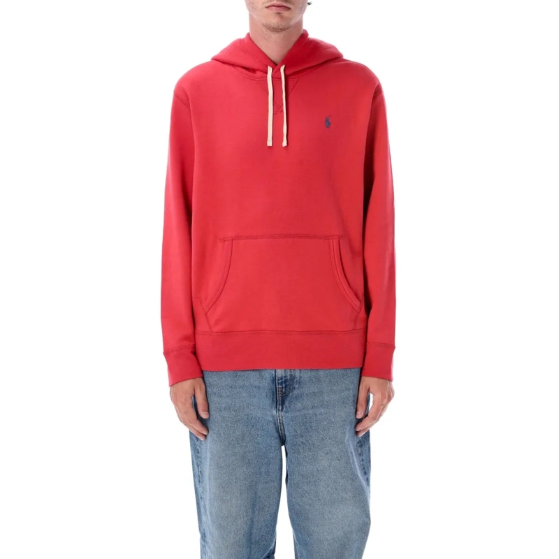 Polo Ralph Lauren  Red Classic Hoodie With Drawstring Red
