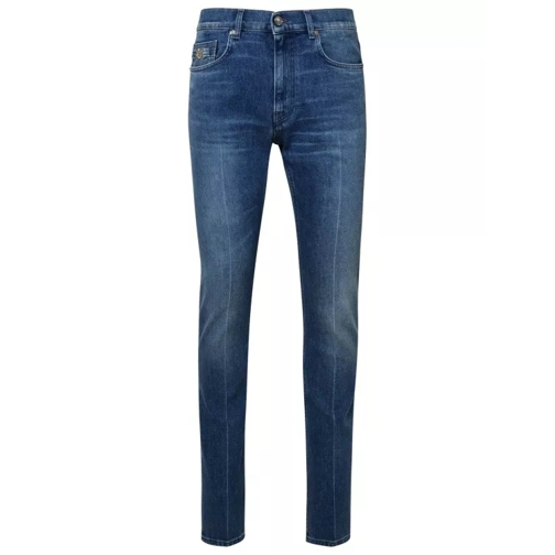 Versace Light Blue Cotton Jeans Blue Jeans