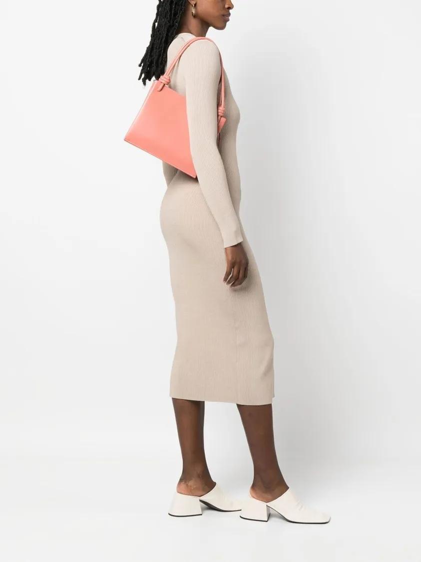 Thumbnail - Jil Sander Hobo Bags - Structured Rectangular Shoulder Bag - Gr. unisize - in Rosa - für Damen