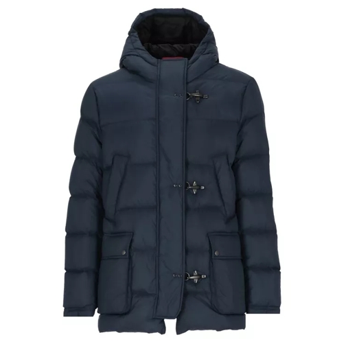 Fay Quilted Down Jacket Blue 