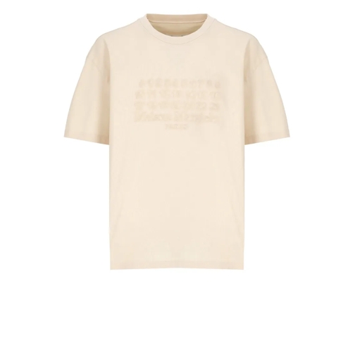 Maison Margiela T-shirts T-Shirt With  Logo Neutrals