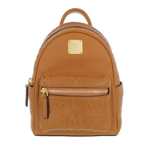 MCM Stk Mcm Mini Lt Backpack 020   Cognac Backpack