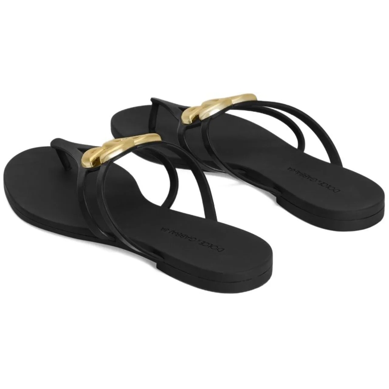 Dolce&Gabbana Slides Sandals Black schwarz