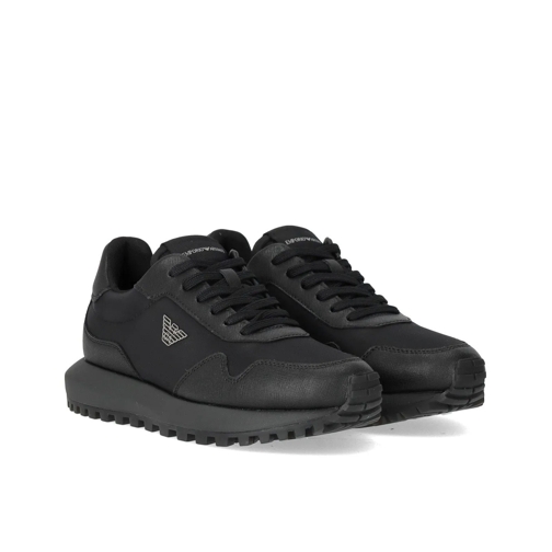 Emporio Armani lage-top sneaker EMPORIO ARMANI SCHWARZER SNEAKER  schwarz