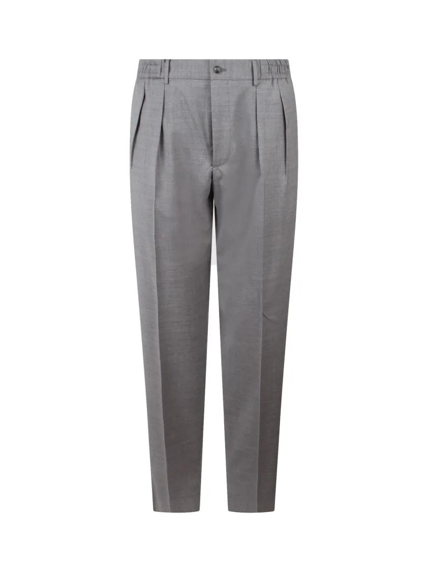 Thumbnail - Tagliatore - P Gord Trousers - Größe 48 - grau