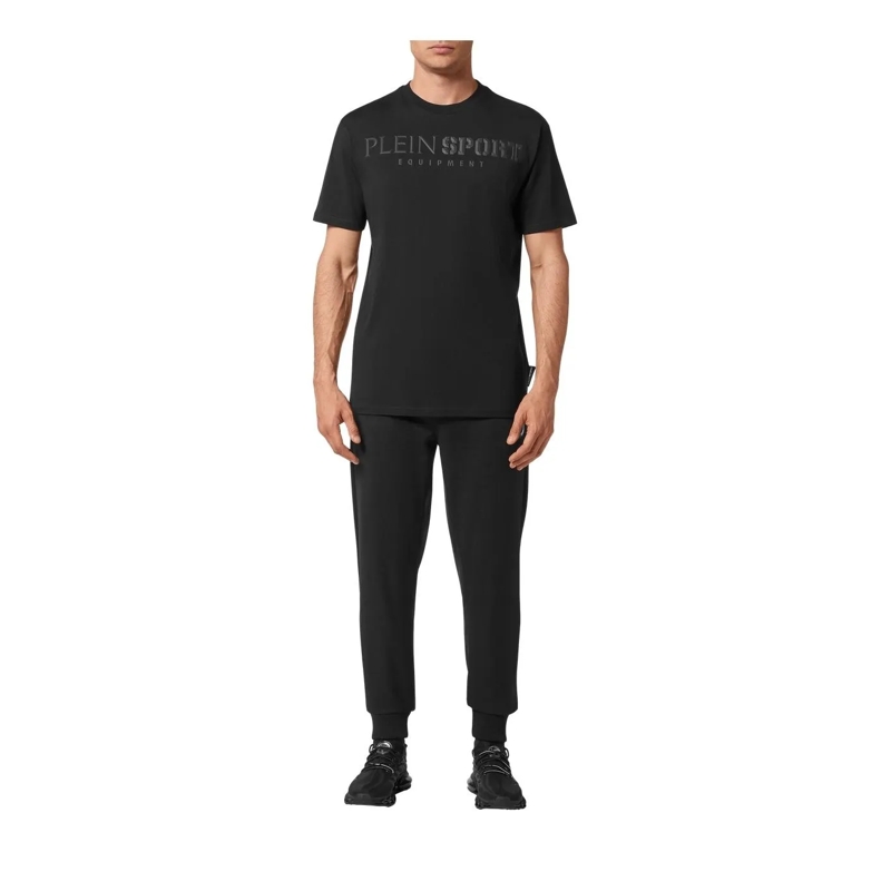 Plein Sport T-Shirt T-Shirt Rundhalsausschnitt Statement schwarz(Image 2)