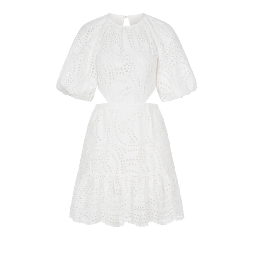 Claire Luise Mini-Kleider Besticktes Minikleid offwhite