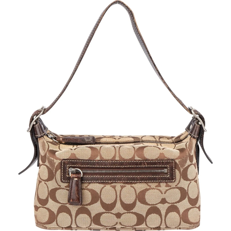 Coach Schultertasche Coach Monogram Mini Handbag braun