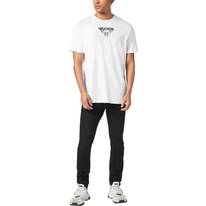 Philipp Plein T-Shirt T-Shirt Rundhalsausschnitt Ss weiss(Image 4)