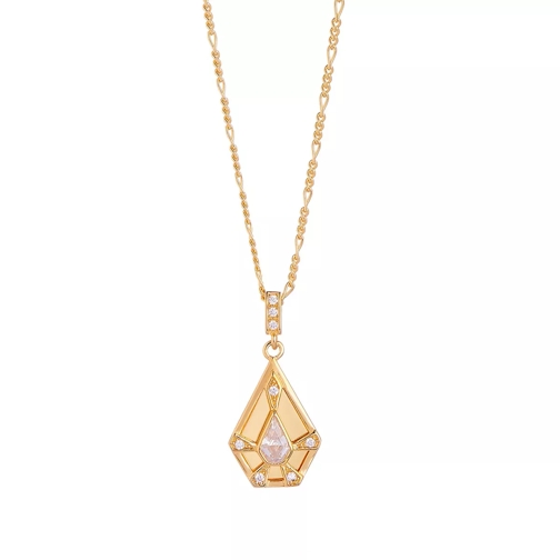 V by Laura Vann Sansa Pendant Yellow Gold Medium Necklace
