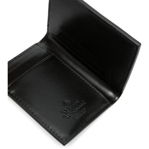 Vivienne Westwood Portefeuille à deux volets Small Vertical Wallet Black schwarz (Image 3)
