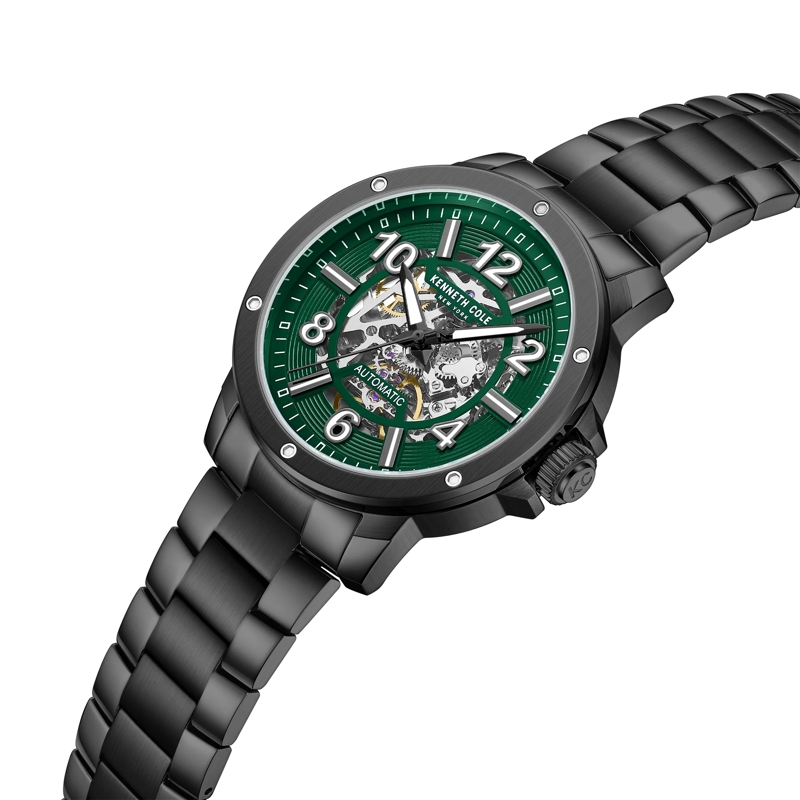 Kenneth Cole Automatikuhr Automatikuhr Harrison schwarz(Image 2)