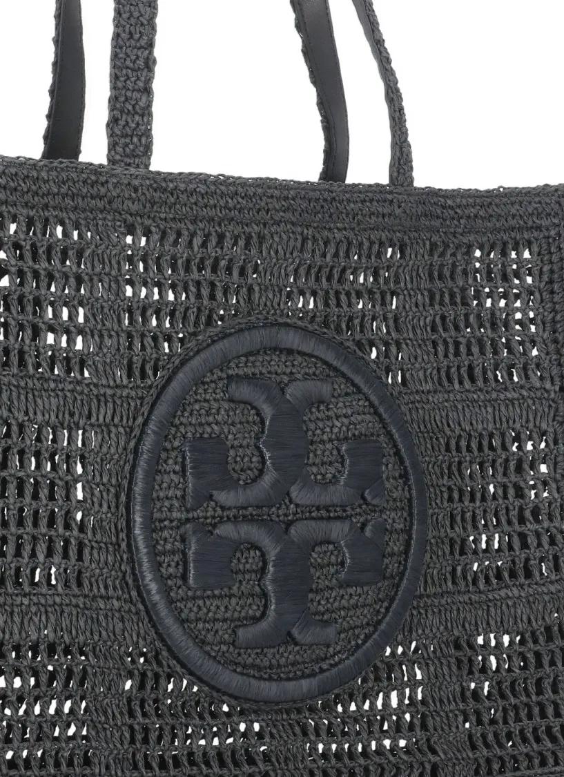 TORY BURCH Shoppers & Totes Black Shopping Bag in zwart
