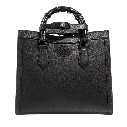 Gucci Diana Small Tote Bag Black Rymlig shoppingväska
