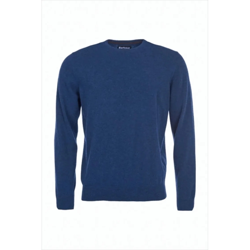 Barbour  Pure Lambswool Sweater With Ribbed Cuffs White