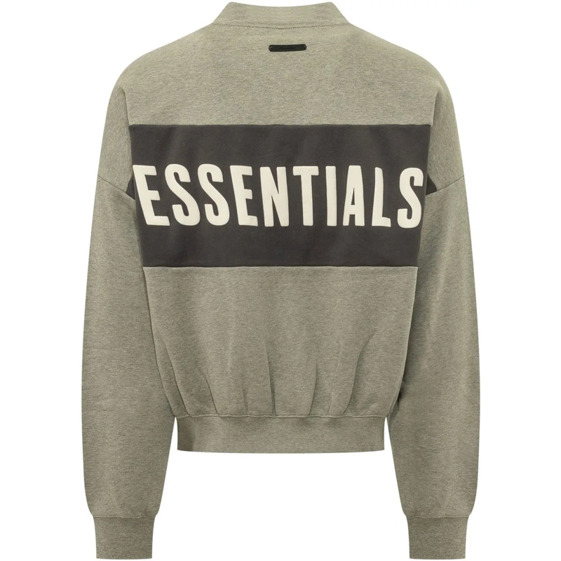 FEAR OF GOD  Felpa Corta con Lettering grau(Image 2)
