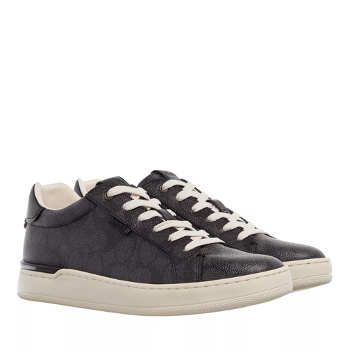 Coach Lowline Coated Canvas Charcoal/Black scarpa da ginnastica bassa