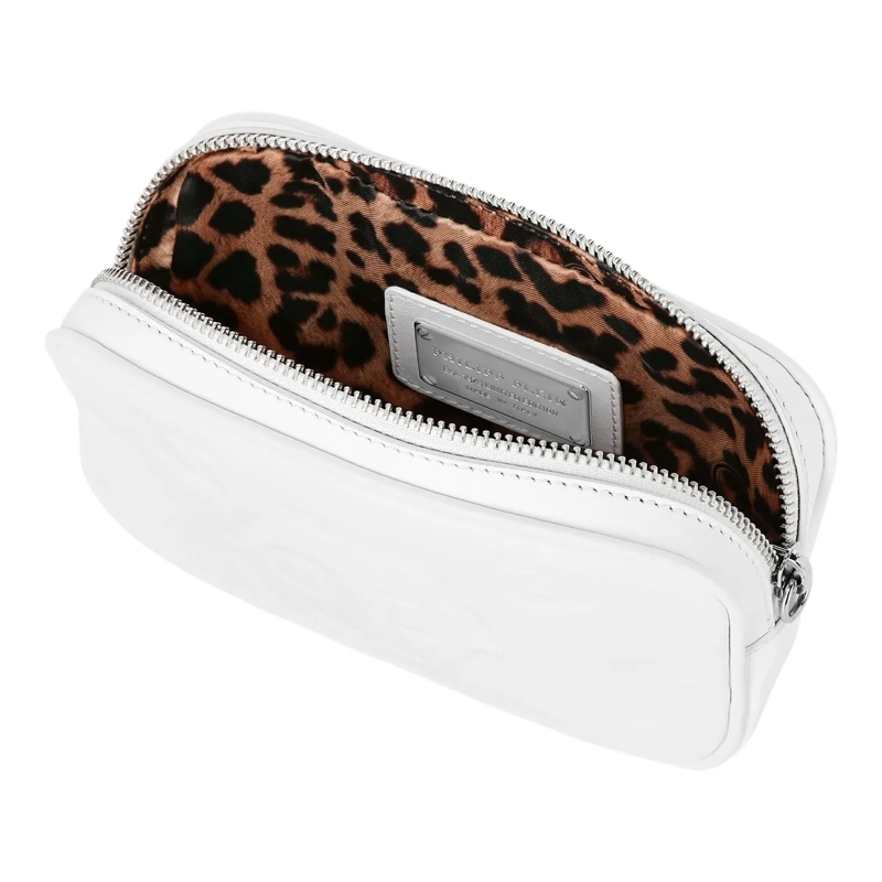 Philipp Plein Clutch Leather Mini Shoulder Embossed  Monogram weiss(Image 4)