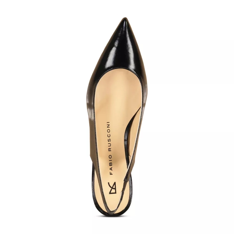 Fabio Rusconi Pumps Pumps Doma aus Leder Schwarz(Image 4)