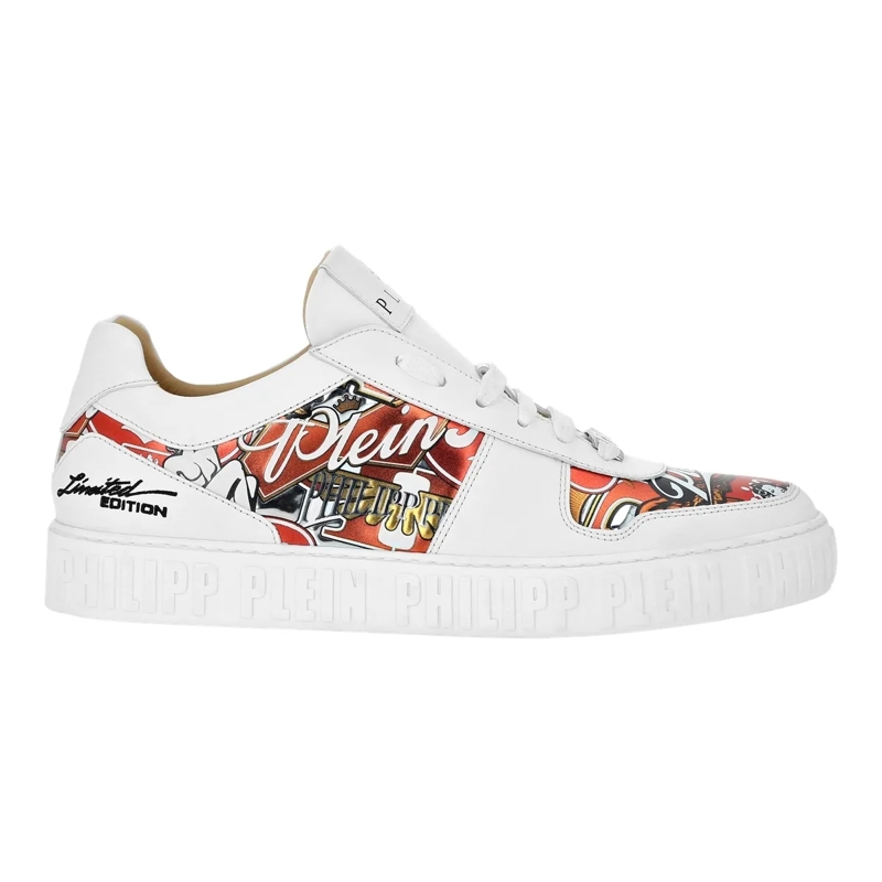 Philipp Plein Low-Top-Sneaker Lo-Top Turnschuhe Eagle weiss(Image 3)