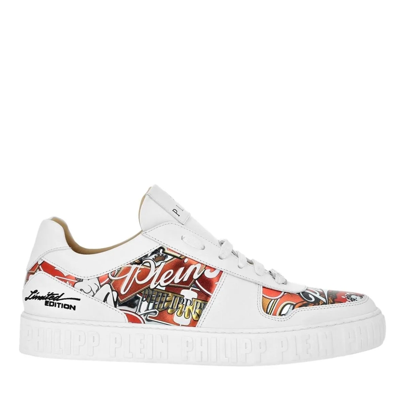 Philipp Plein Low-Top-Sneaker Lo-Top Turnschuhe Eagle weiss