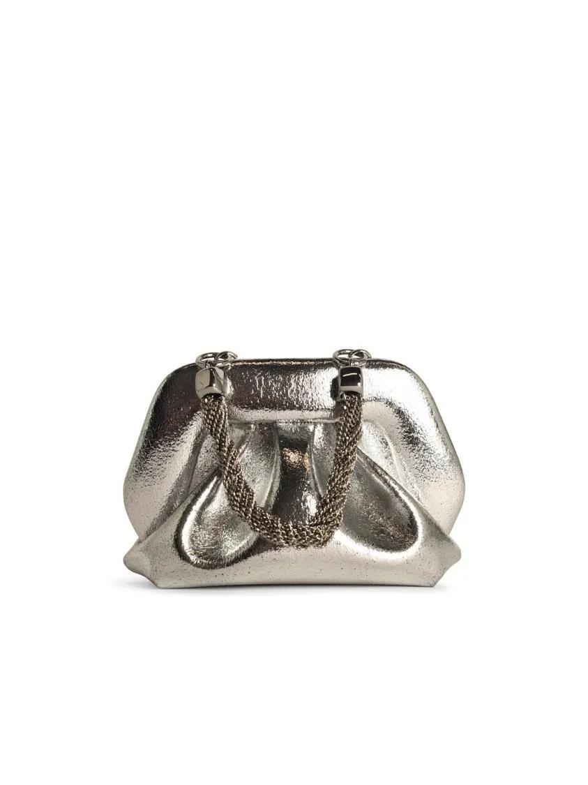 Themoirè Crossbody Bags - %27Gea%27 Silver Palm Bag - für Damen