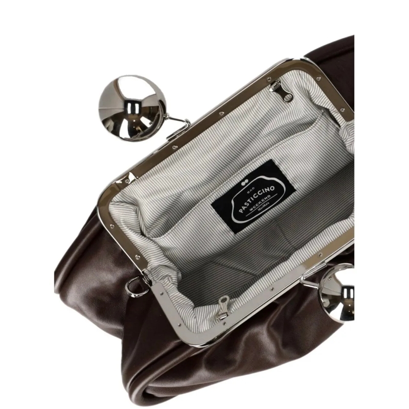 Max Mara Clutch Pasticcino Milvanew Medium Dark Brown Clutch Brown(Image 4)