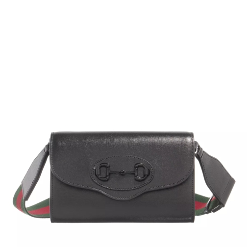 Gucci Horsebite 1955 Shopper Black Crossbody Bag