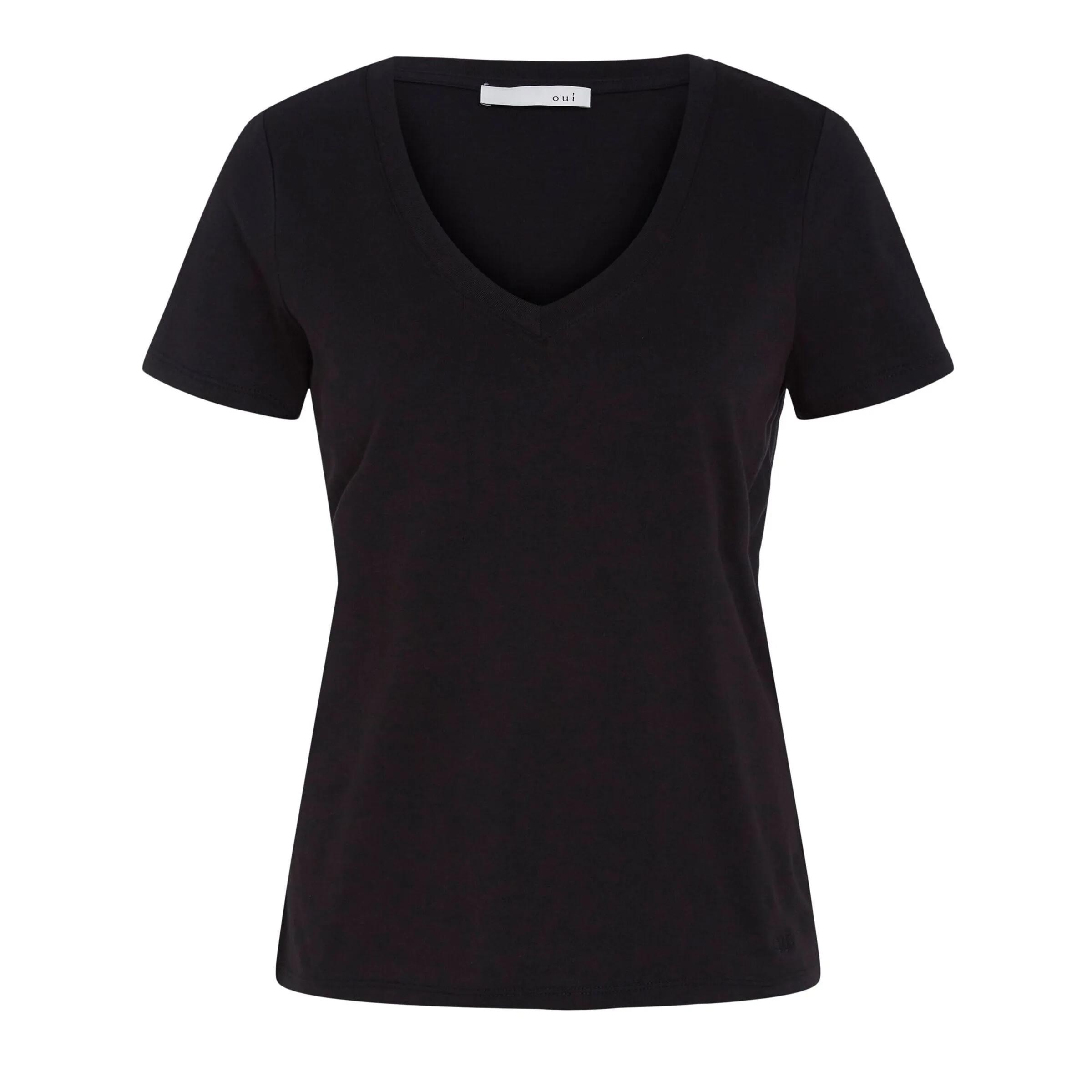 Thumbnail - Oui - T-Shirt CARLI - Größe 36 - schwarz