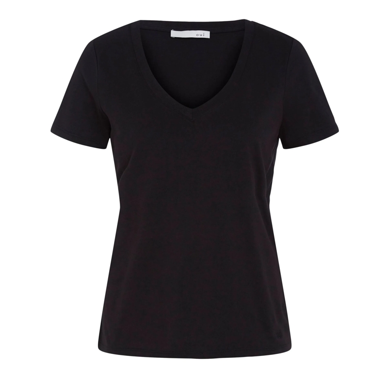 Oui T-Shirt T-Shirt CARLI schwarz