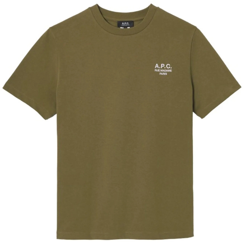A.P.C. T-Shirt t shirt a logo imprime 19 grün