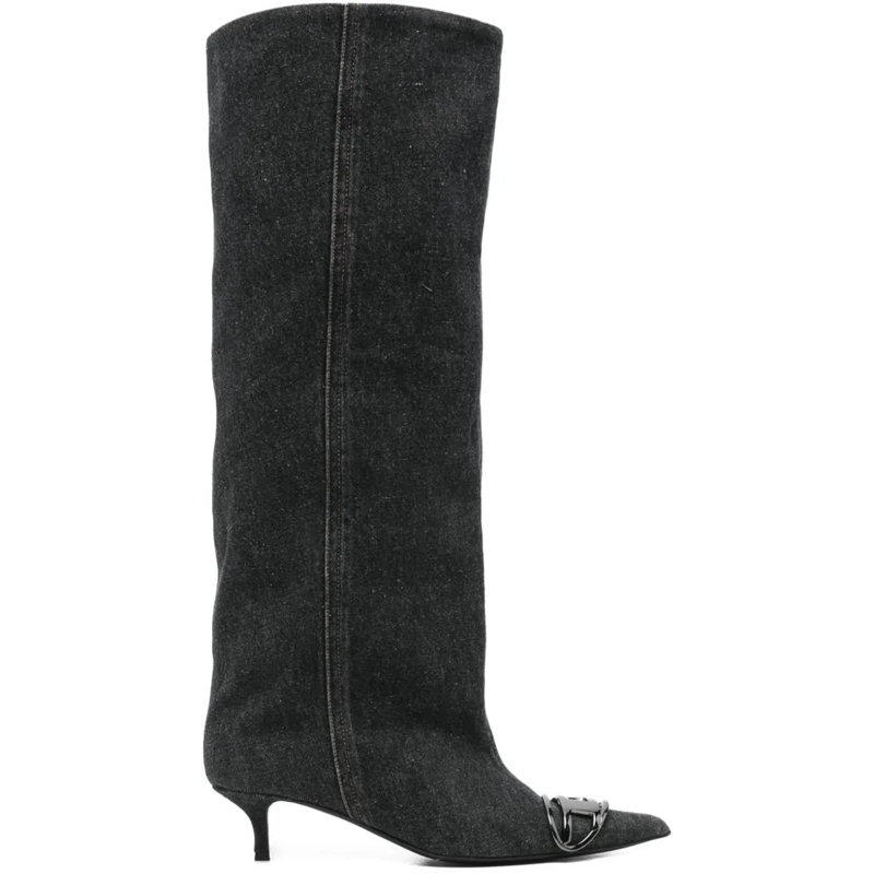 Diesel Stiefel Boots Black schwarz