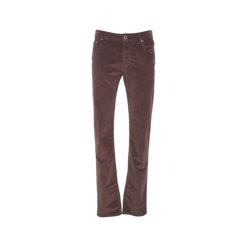 Jacob Cohen Jeans 'Bard' Corduroy Pants Brown