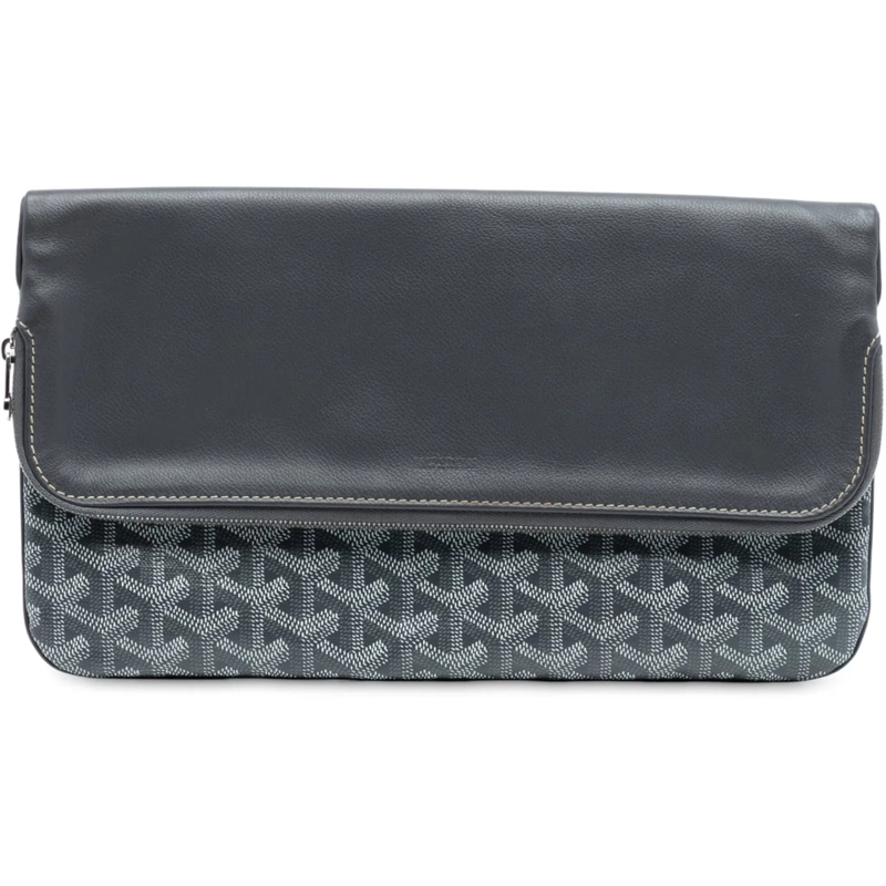 GOYARD Clutch Goyardine Sainte Marie MM grau