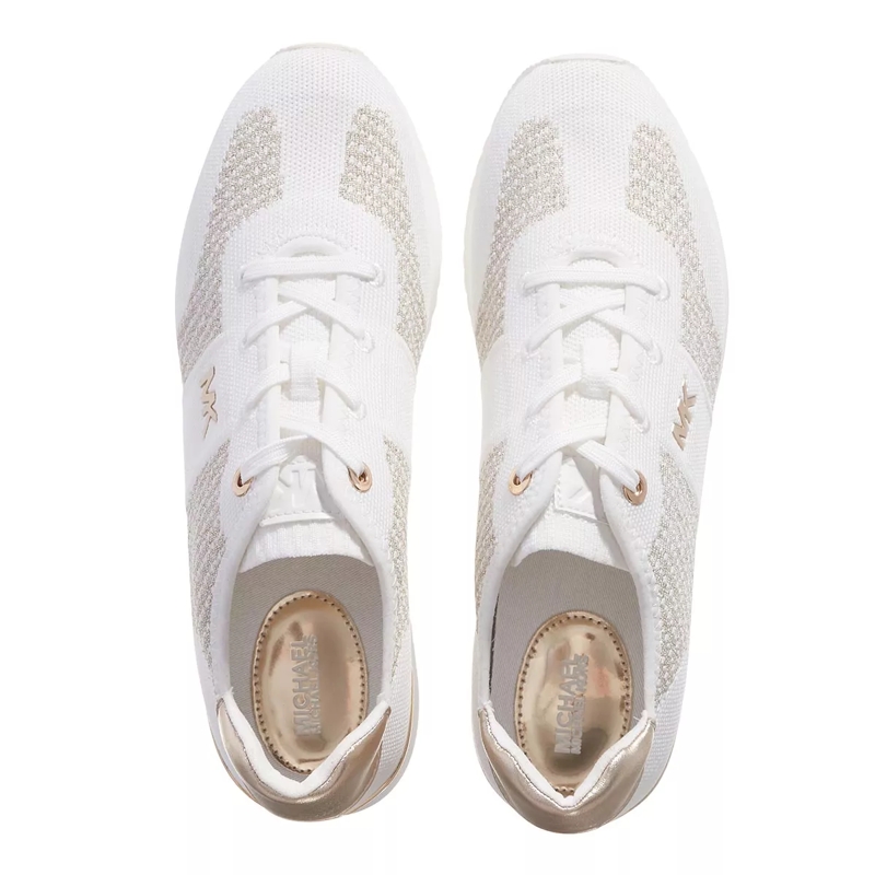 MICHAEL Michael Kors Sneaker basse Monique Knit Trainer Pale Gold(Image 5)