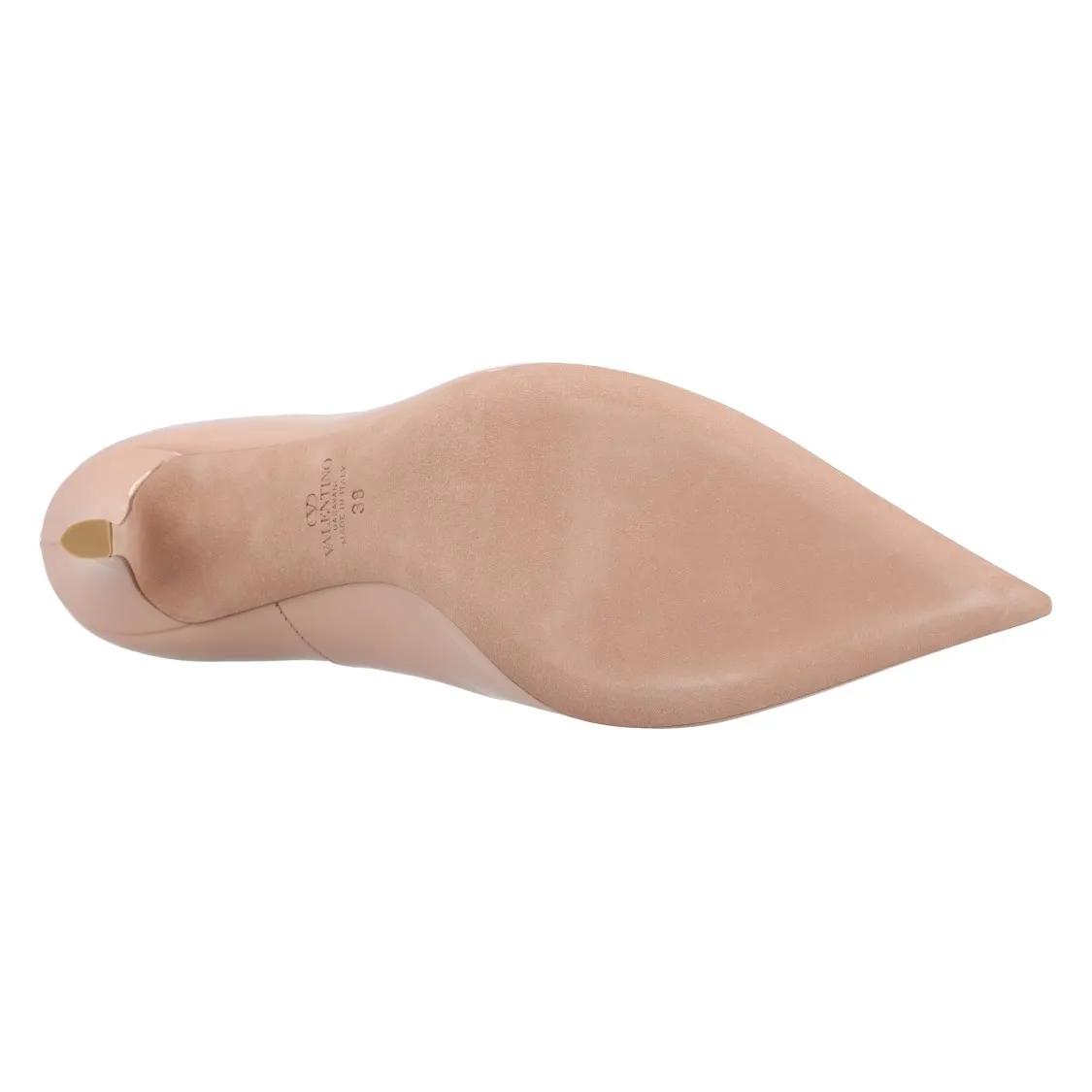 Thumbnail - Valentino Garavani Hohe Schuhe - Tan-Go Patent Leather Pump 100Mm Nude - Gr. 36 (EU) - in Beige - für Damen